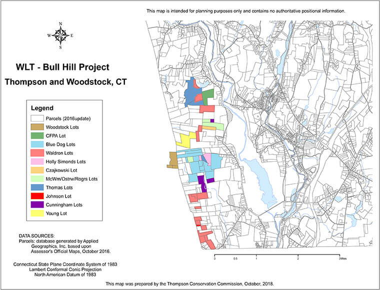 Bull Hill Project Map